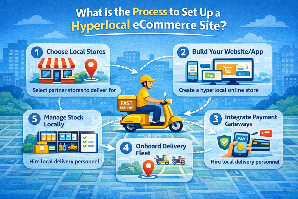 Setting up a hyperlocal eCommerce site