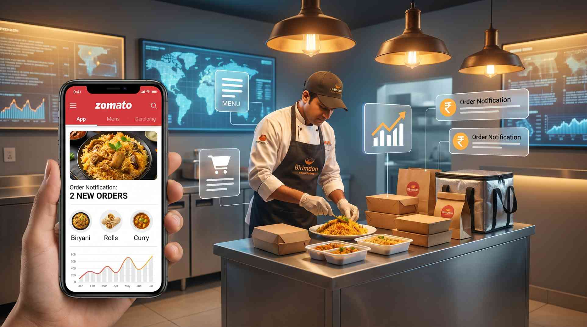 how to start a cloud kitchen on zomato